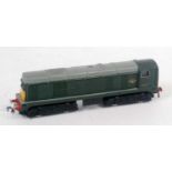 2230 Hornby Dublo 2-rail Bo-Bo diesel electric loco D8017 yellow warning panels added front and