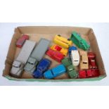 14 Dublo Dinky toys, all either repainted or chipped (F-G)