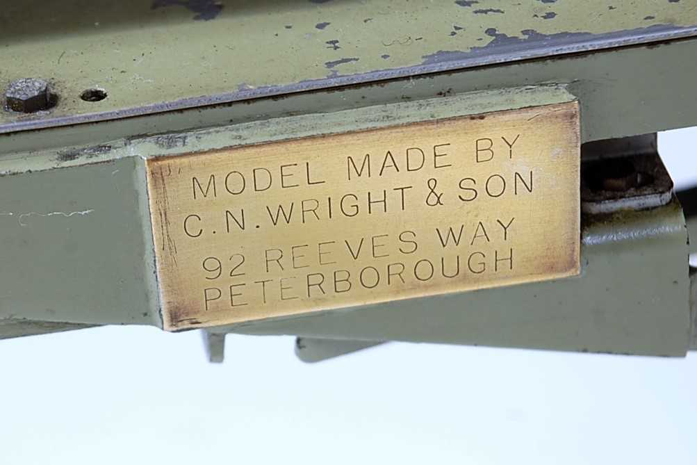 A Mitchell Ropeways Ltd of Peterborough working display model of a conveyor, hand built from metal - Image 4 of 5