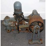 An original 1950s Lister H2 AC pump, finished in grey with maker's plaque to read plant No. 39013P