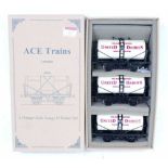 ACE Trians set G/IM2 of 3 United Dairies milk tank wagons (M-BM)