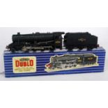 Hornby Dublo LT25 2-8-0 freight loco BR 48158 ½" motor, dusty but otherwise good, picture box