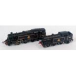 Two Hornby Dublo tank locos: EDL18 2-6-4 BR 80054 (F-G) and EDL17 0-6-2 BR 69567 with plated driving