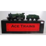 ACE trains E/16 4-4-0 GWR "Bulldog" loco and tender, unlined green, "GWR" "shirtbutton" on tender