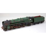 An LBSC Designs 1950s 3½" gauge home built model of a Britannia 4-6-2 live steam locomotive and