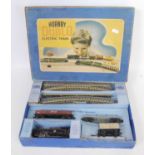 EDG18 2-6-4 tank goods set comprising BR80054 loco, playworn (G), three correct wagons (G), track,