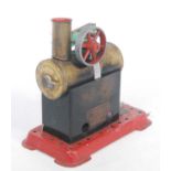 A Mamod boxed and loose stationary steam plant group to include a Minor 2 steam engine with burner
