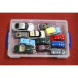 One tray containing a quantity of mixed scale 1:18 and 1:24 diecast models, to include Wall's Ice