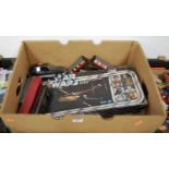 One tray containing a quantity of mixed toys and effects, to include diecast, Star Wars Escape