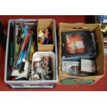 Two boxes of miscellaneous pocket and other lighters