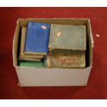 A box of assorted volumes, to include Dickens, The works of Lewis Carroll, PIlgrim's Progress etc