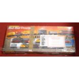 A Hornby Railways Red Star courier boxed gift set, housed in the original polystyrene and partly