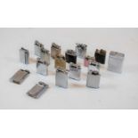 A collection of assorted pocket cigarette lighters to include Deacon 'The Roller' and Polo etc