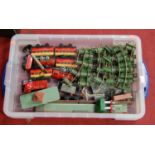 A collection of Chad Valley tinplate 0 gauge railway items, to include the Royal Scot gift set,