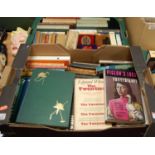 Two boxes of miscellaneous books to include Tretchikoff Pigeons Luck, Edward Wilson The Twenties,