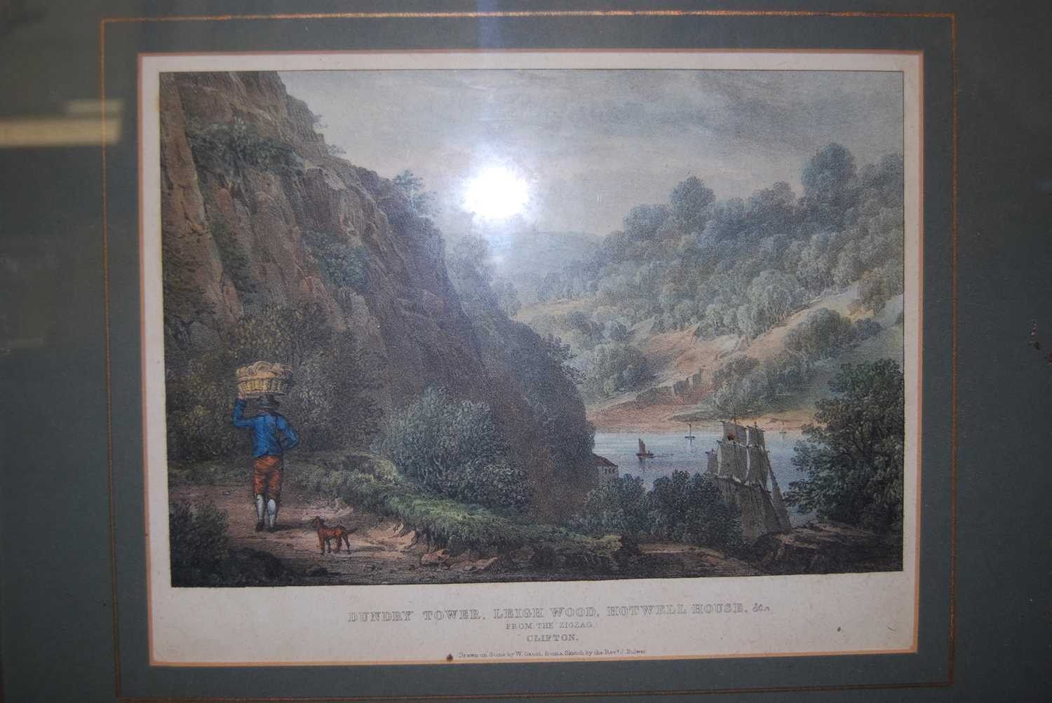 After G Hawkins - Clifton & St Vincent's Rocks from Leigh Woods, colour mezzotint, 21x29cm, and - Image 3 of 4