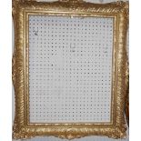 A gilt wood rectangular picture frame, acanthus leaf decorated, 70.5 x 59cm, inner slip 56.5 x 44cm