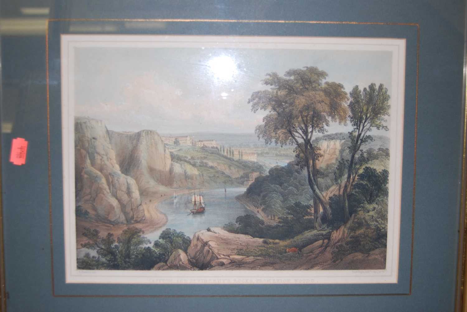 After G Hawkins - Clifton & St Vincent's Rocks from Leigh Woods, colour mezzotint, 21x29cm, and - Image 2 of 4