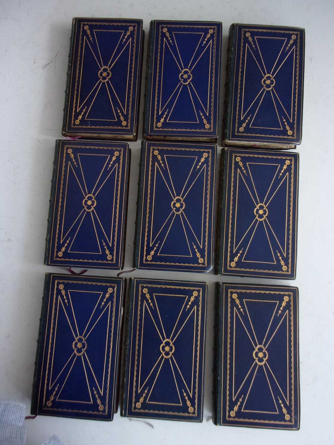 Les Oeuvres De Moliere. Alphonse Lemerre, Paris nd. Presented in 9 full leather bindings (8 vols - Image 3 of 3