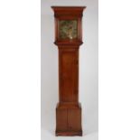 Philip Avenell of Farnham - a George III oak longcase clock, having a 10.5" square brass dial ,