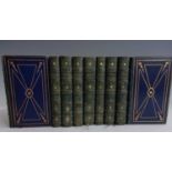 Les Oeuvres De Moliere. Alphonse Lemerre, Paris nd. Presented in 9 full leather bindings (8 vols