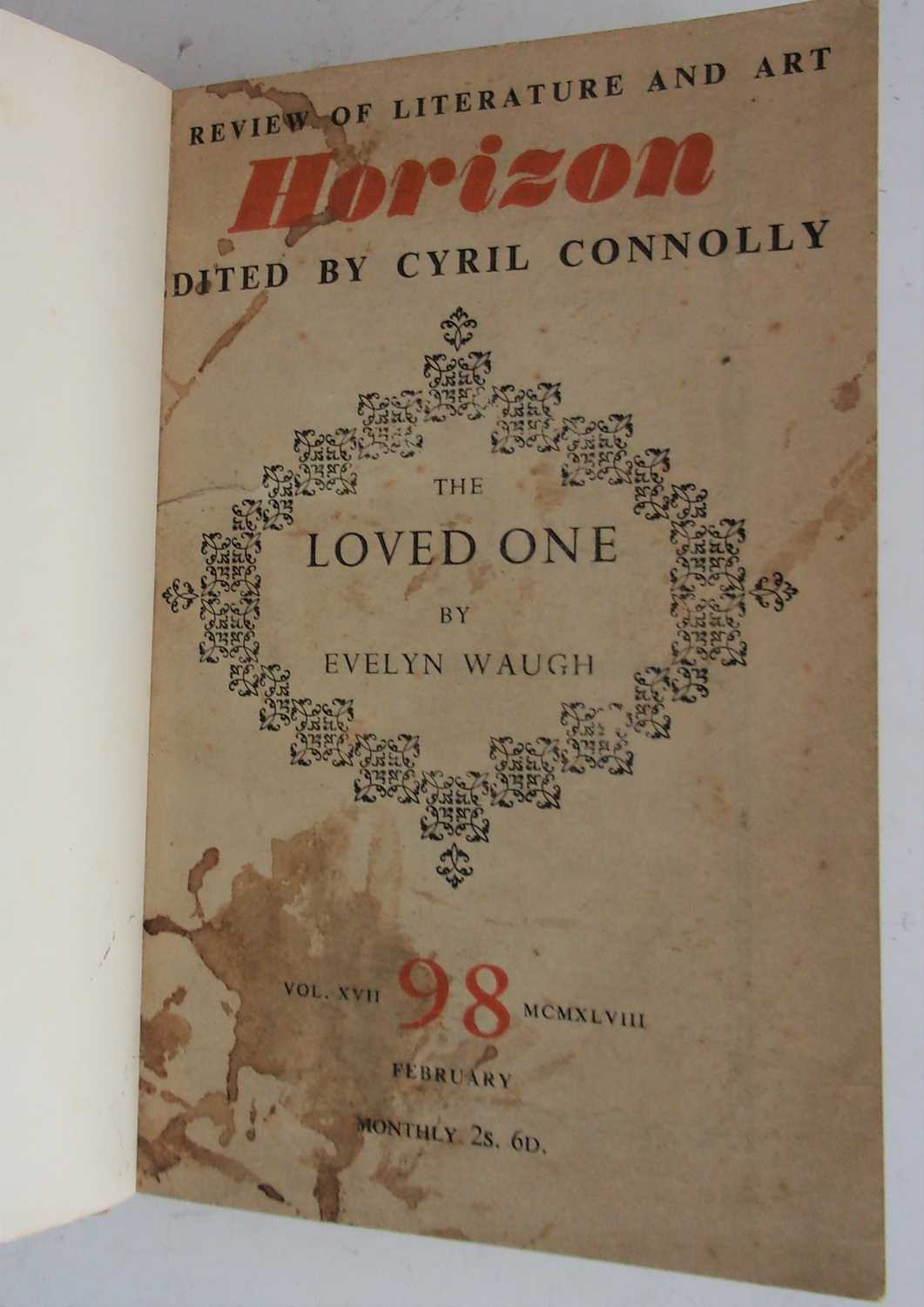 *WAUGH, Evelyn. The Loved One. Horizon Review, London, 1948. True 1st edition. This is the - Image 2 of 2