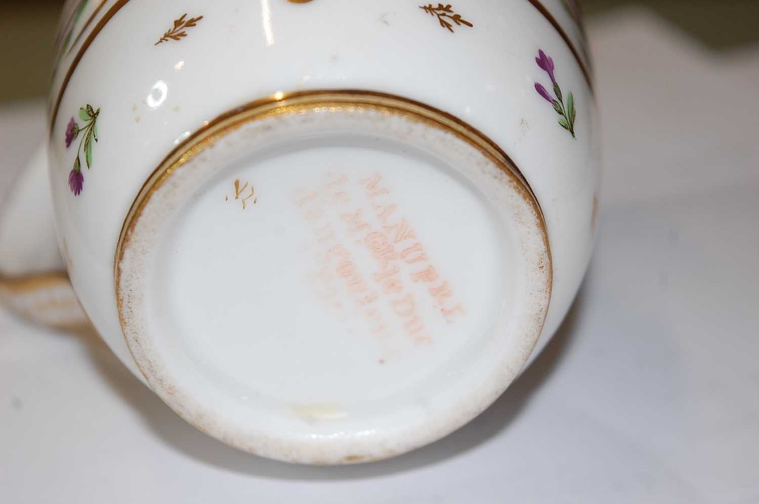 Assorted principally early 19th century English porcelain tea bowls and teacups on stands, to - Image 3 of 4