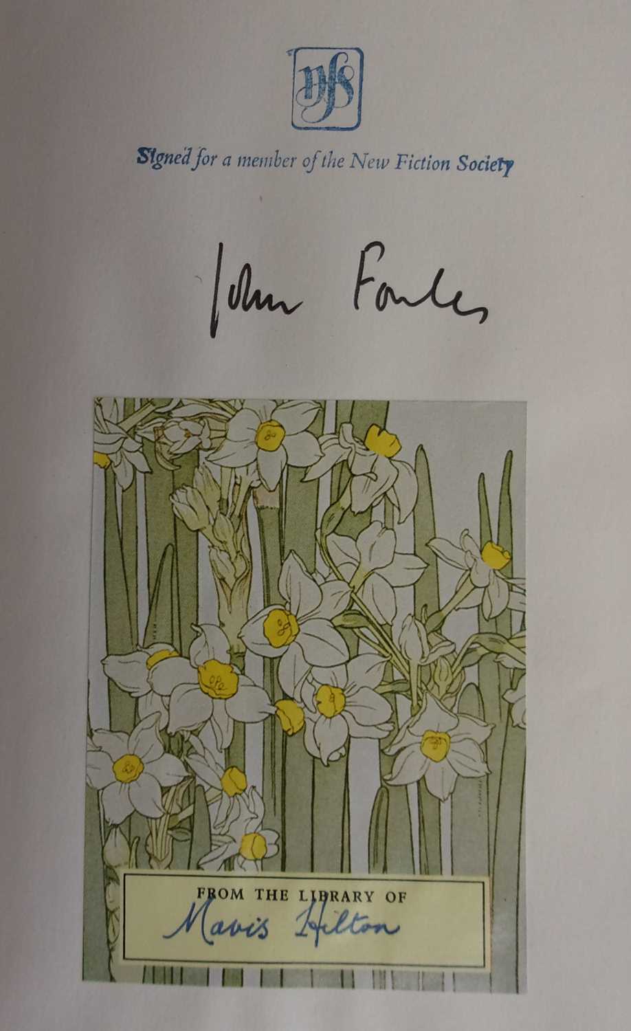 FOWLES, John. The Magus. Jonathan Cape, London. 1966, 1st UK edition, second impression. SIGNED BY - Image 3 of 4