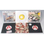 The Stone Roses, a collection of six 7" singles to include One Love ORE DJ 17 A-1 French text yellow