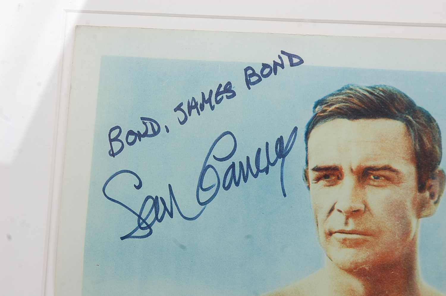 James Bond, Thunderball, a cinema lobby card for the 1965 Bond film (no. 2) written in blue ink - Image 2 of 2