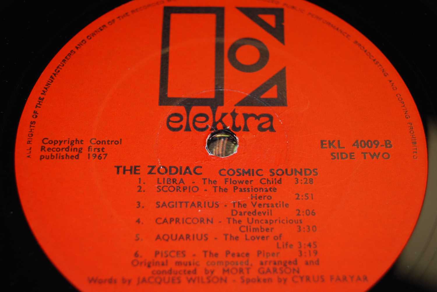 The Zodiac - Cosmic Sounds, UK 1967 1st pressing, Elektra EKL 4009 mono. (1)Condition report: - Image 14 of 15