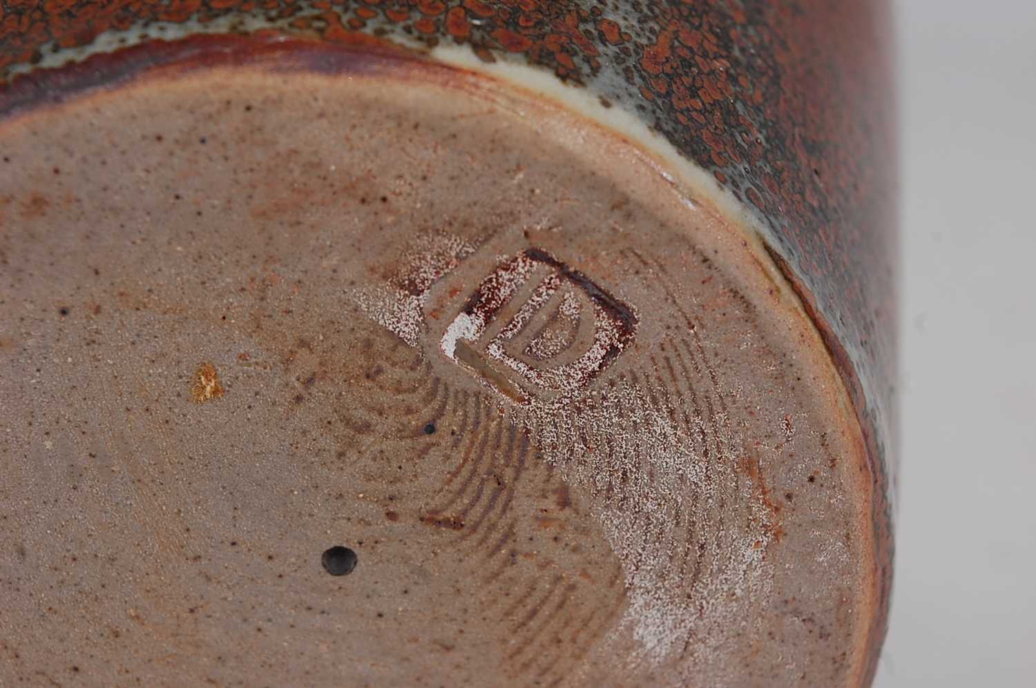 David Leach (1911-2005) - a large studio pottery vase, with Tenmoku glaze, of slightly ovoid - Image 2 of 2