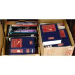 Two boxes of assorted popular and jazz music related volumes