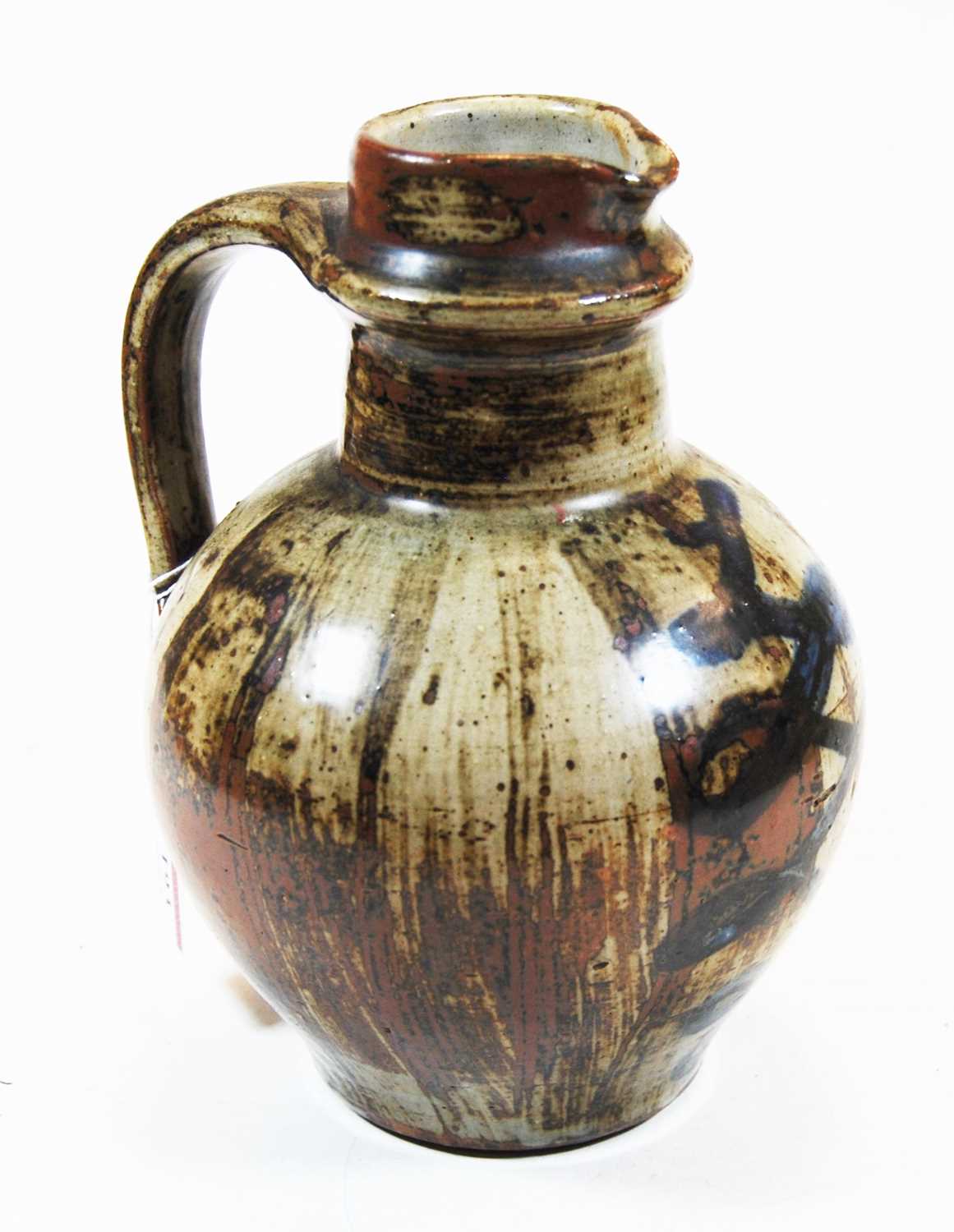 A Donald Mills studio stoneware jug, signed and dated verso 1947 height 20.5cmCondition report: