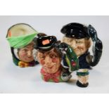 A collection of four Royal Doulton character jugs, to include The Walrus & Carpenter and Lobster