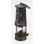 A 20th century GPO miners safety lamp, h.26cm