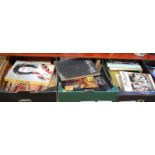 Three boxes containing a collection of art reference and other books, to include works on Picasso,