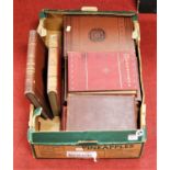 A box of miscellaneous books, to include Gladstone & His Contemporaries, The Popular History of