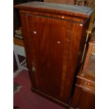 A 19th century mahogany single door side cupboard, w.92cm