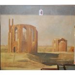 Leslie Roy Hobdell 1911-1961 - A greek landscape, oil on canvas, signed lower left, 50 x 56cm