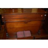 An early 20th century mahogany piano organ by The Organ Harmonium Company, Chappell & Co, 50 New