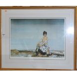 William Russell Flint (1880-1969) - Madmoiselle Sophie, limited edition lithograph, No.374/850, 43 x
