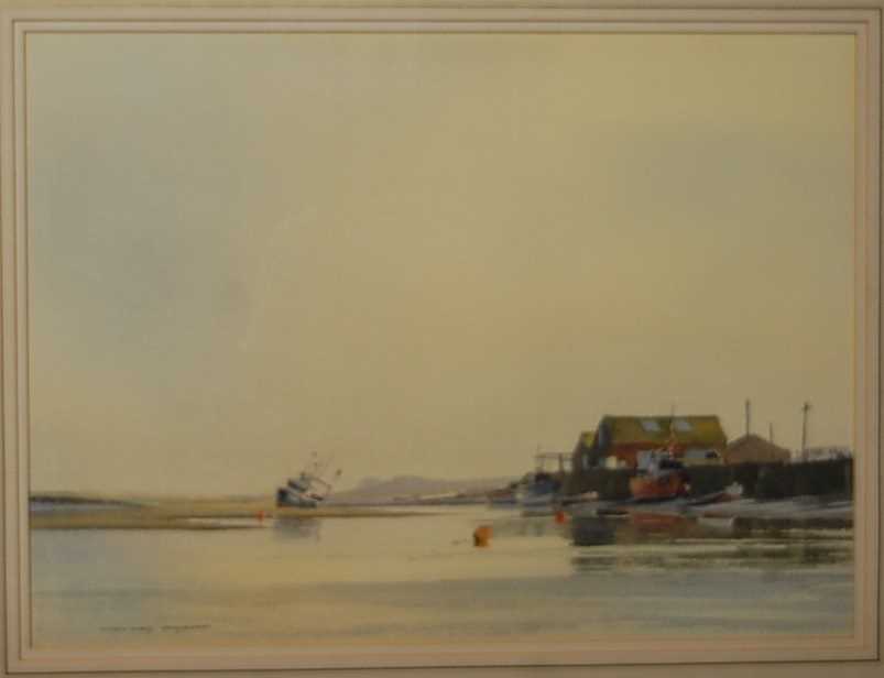 Godfrey Sayers (c20th) - Broadland scene, watercolour, signed lower left, 36 x 48cm