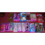 A collection of principally Barbie boxed collectors dolls, to include Birthstone Collection, Fashion