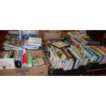 Six boxes of miscellaneous books, various subjects to include travel, antiques reference,