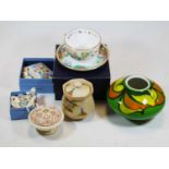 Mixed ceramics, to include modern Poole Pottery squat vase, Royal Worcester over-size cup and