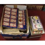 One box containing a quantity of mixed Brooke Bond tea cards, some in albums and some loose