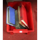 An early 20th century postcard album and contents to include various postcards, greetings cards,