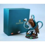 A Minton Archive collection vulture and python teapot, limited edition No. 81/1000, boxed