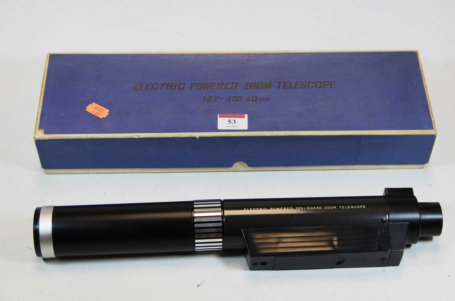 An electric powered Zoom Telescope, 12x-40x 40mm, boxed